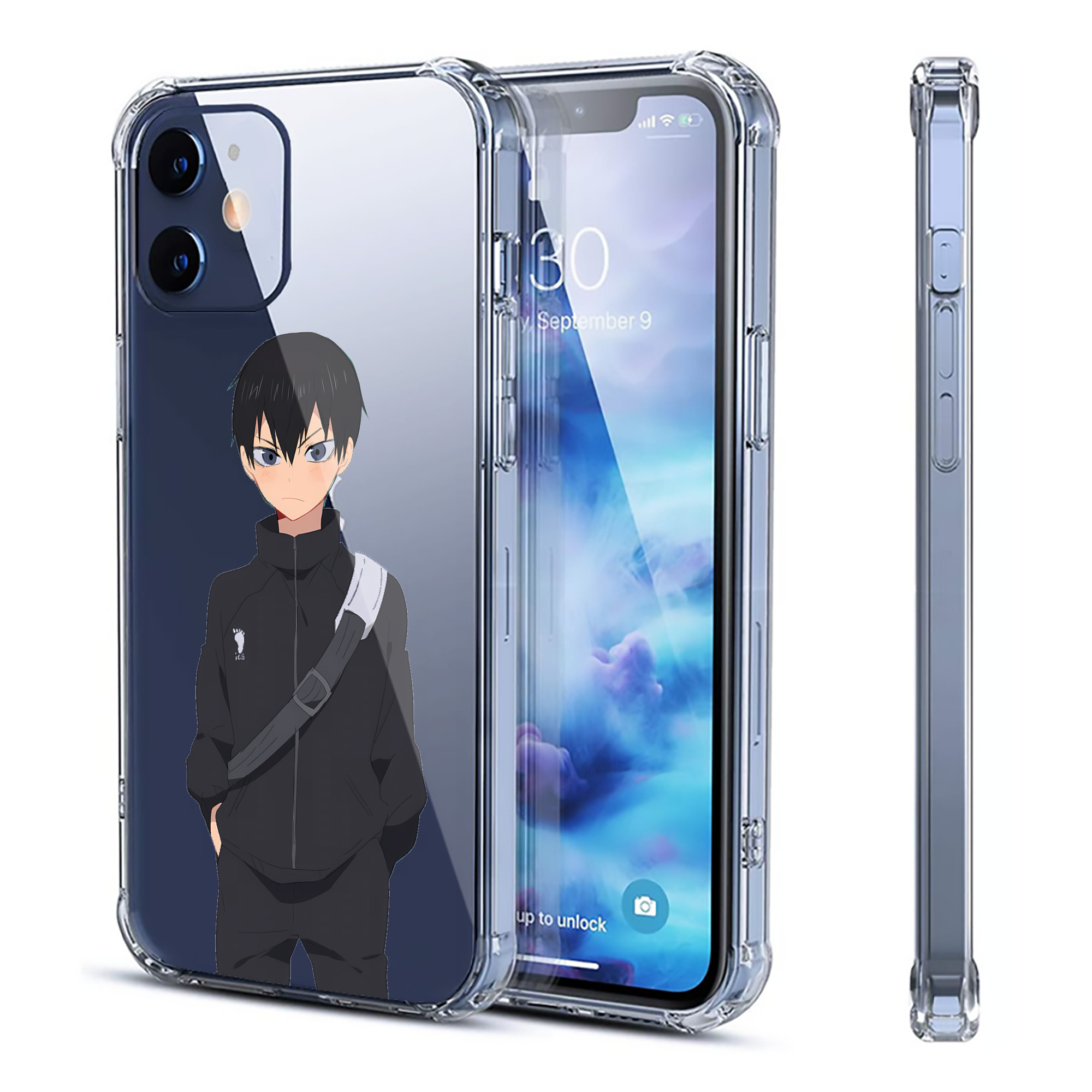（画像用） ハイキュー!! Haikyu!! 【iPhone 12シリーズ対応】透明スマホケース（クリアソフトケース）